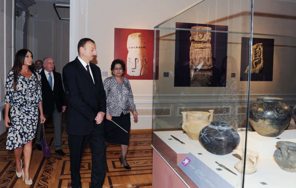 L’inauguration du nouveau bloc du Musée National de Beaux Arts de l’Azerbaïdjan Le président Ilham Aliyev a participé à cette inauguration VİDEO