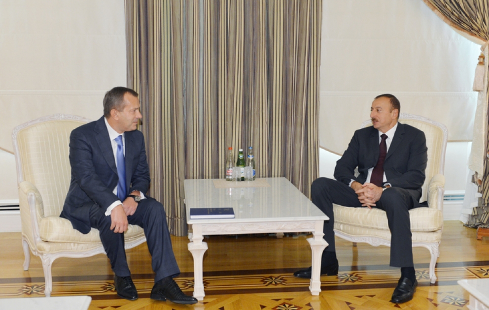 Le président azerbaïdjanais Ilham Aliyev a reçu le secrétaire ukrainien du Conseil national de sécurité et de défense VİDEO