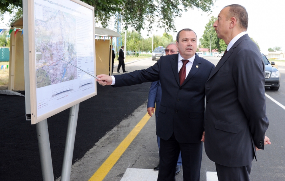 La visite du président Ilham Aliyev à la région de Gazakh VİDEO