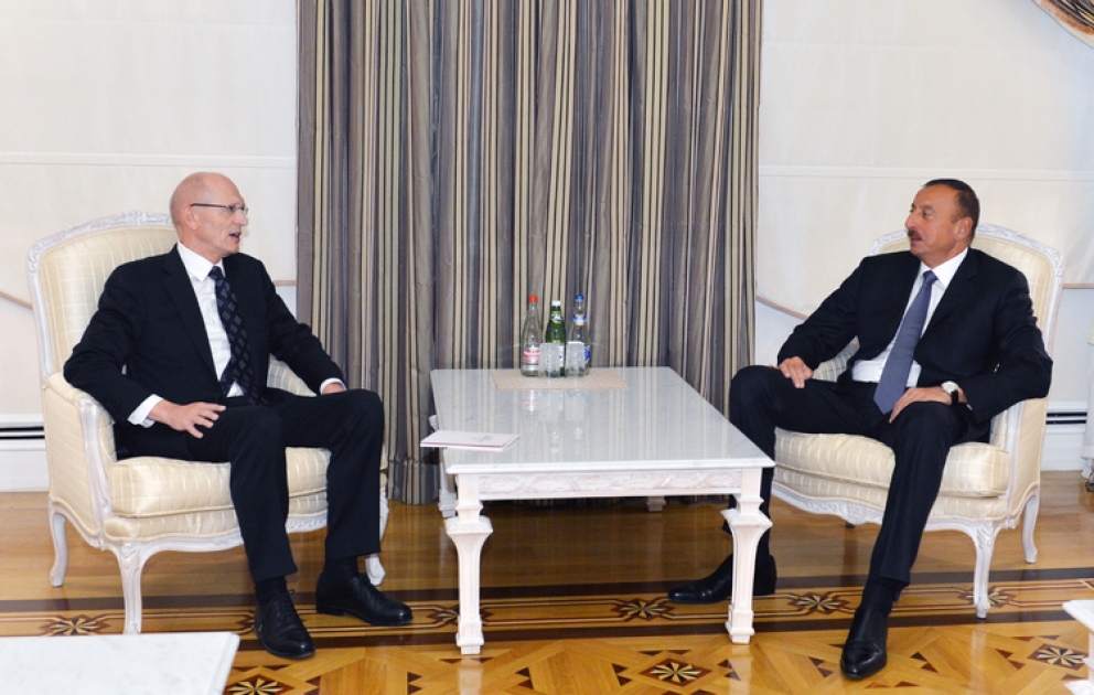 Le président Ilham Aliyev a reçu l’ambassadeur allemand en Azerbaïdjan VİDEO