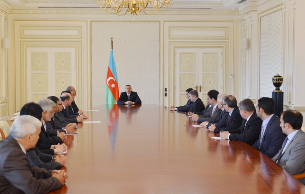 Le président Ilham Aliyev a reçu les ambassadeurs et les responsables des missions diplomatiques des pays musulmans en Azerbaïdjan à l’occasion du mois sacré musulman du Ramadan VİDEO