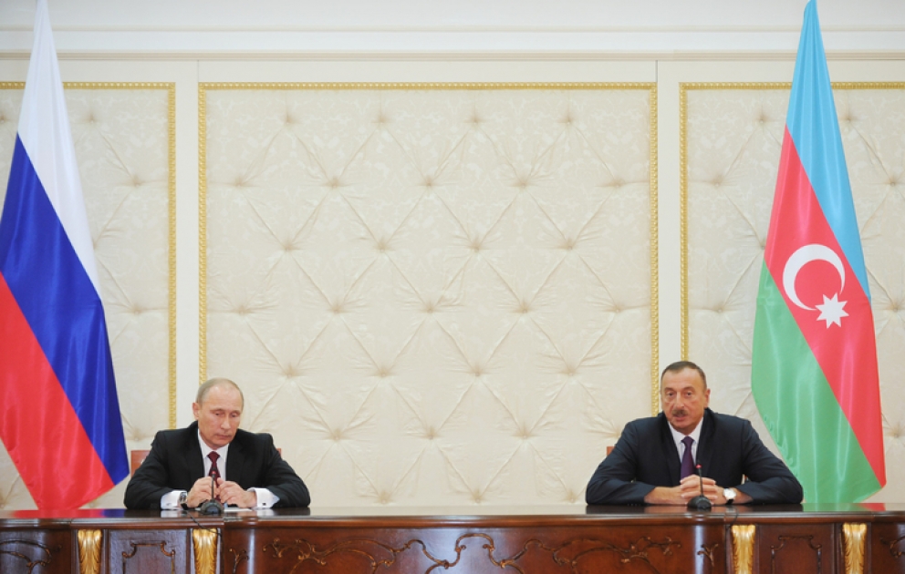 Le président azerbaïdjanais Ilham Aliyev et son homologue russe Vladimir Poutine ont tenu une conférnce de presse VİDEO