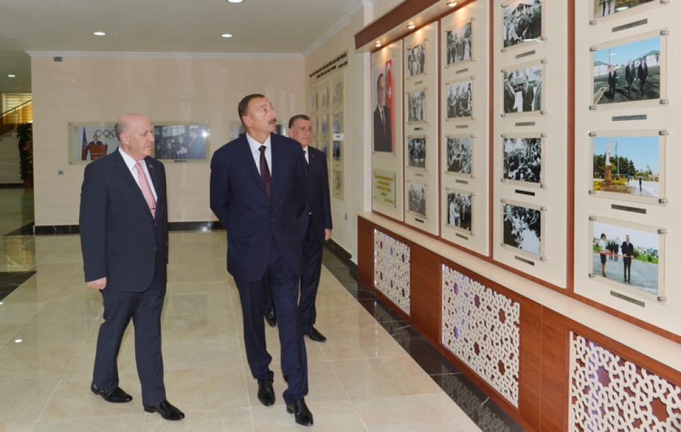 Le président Ilham Aliyev a participé à la cérémonie inaugurale du Complexe sportif olympique de Saatly VİDEO