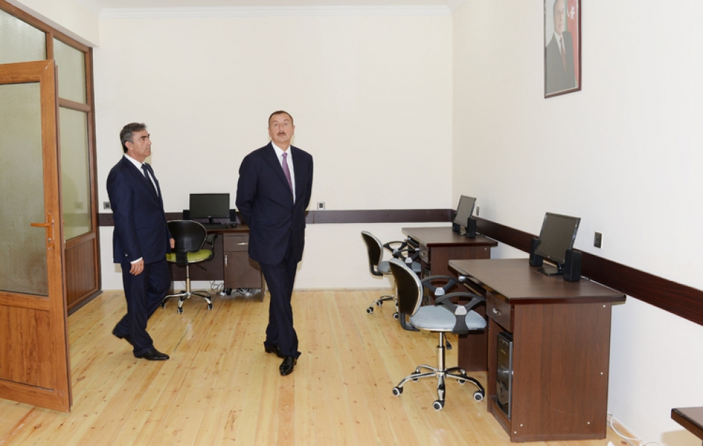 Yeni Azərbaycan Partiyası Yardımlı rayon təşkilatının inzibati binası istifadəyə verilmişdir VİDEO