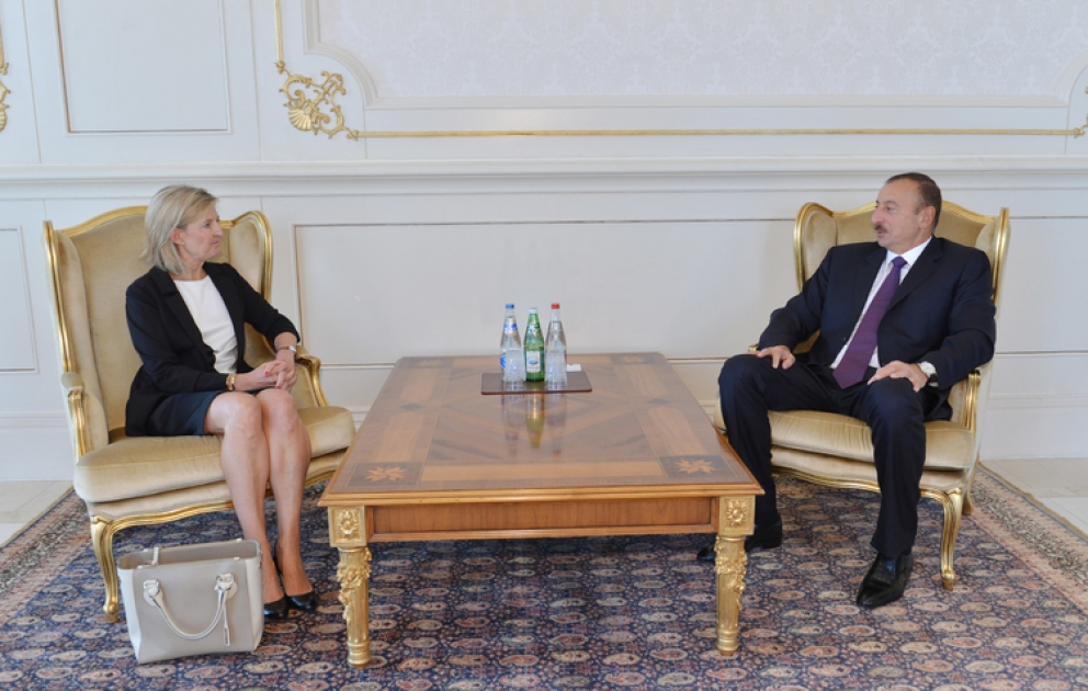 President Ilham Aliyev receives credentials of incoming Belgian ambassador VİDEO