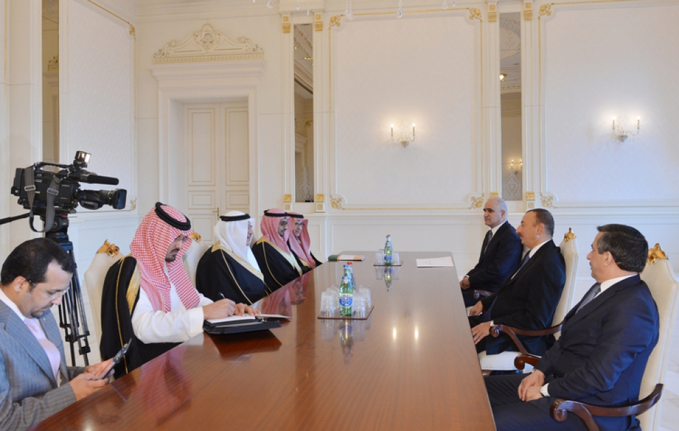 President Ilham Aliyev receives chairman of Board of Directors of Saudi Arabian General Investment Authority VIDEO