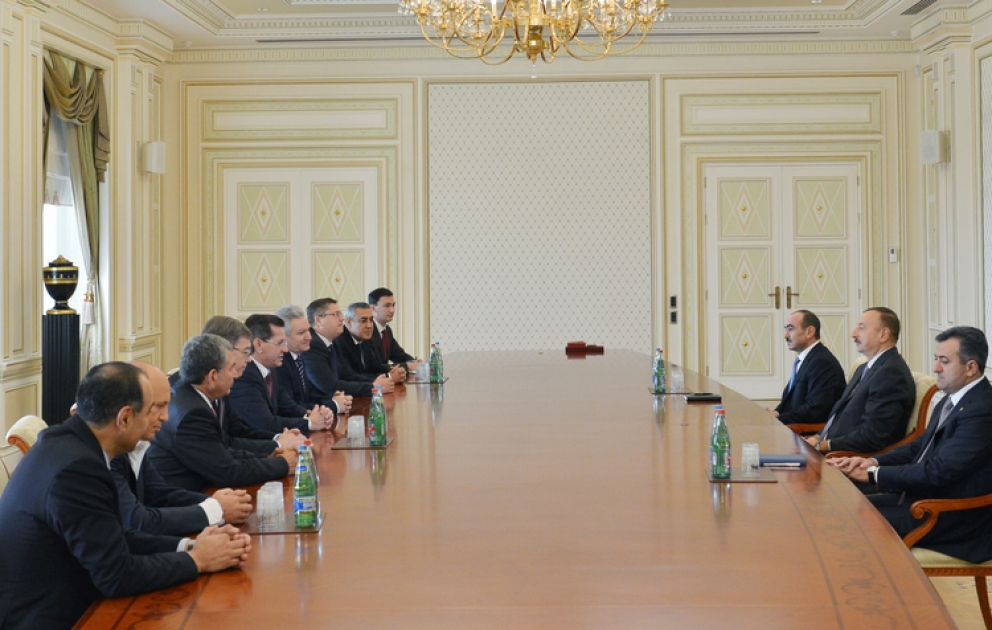 President Ilham Aliyev receives Governor of Russian Astrakhan Oblast VİDEO