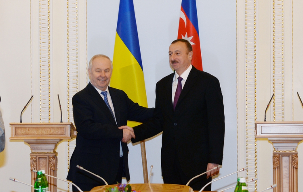 Azerbaijani President meets chairman of Ukraine`s Verkhovna Rada VİDEO