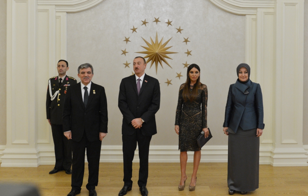 Turkish President hosts official dinner in honor of President Ilham Aliyev and his spouse Mehriban Aliyeva VİDEO