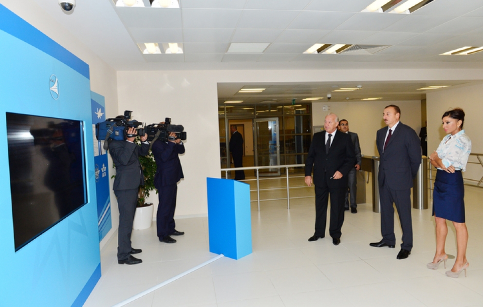 President Ilham Aliyev opens new building of Air Traffic Control Center of Azeraeronavigation Air Traffic Department of Azerbaijan Airlines VİDEO