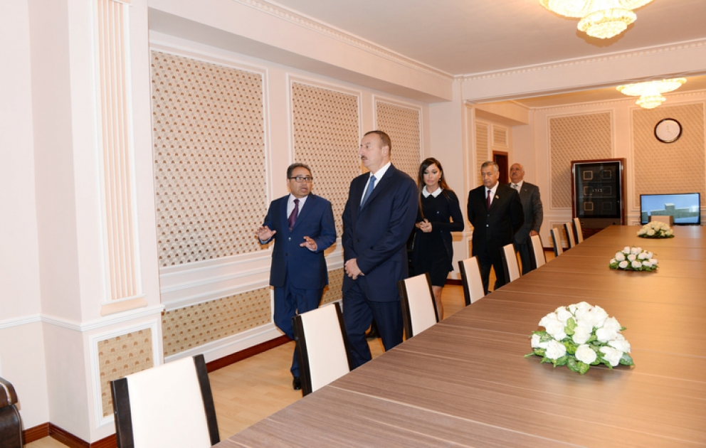 President of Azerbaijan opens educational and cultural center of Baku State University in Guba Distrcit VİDEO