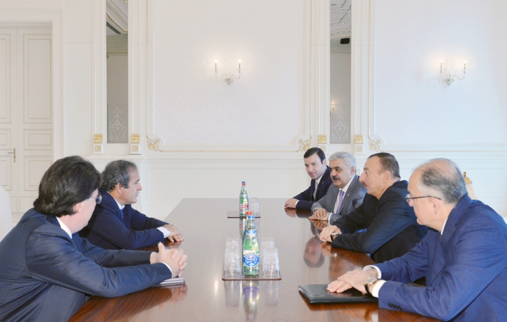 President Ilham Aliyev receives UEFA President VİDEO