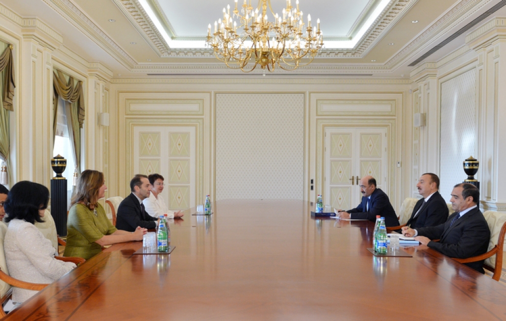 President Ilham Aliyev receives president of Conference of European National Librarians and vice-president of the Library Assembly of Eurasia VİDEO