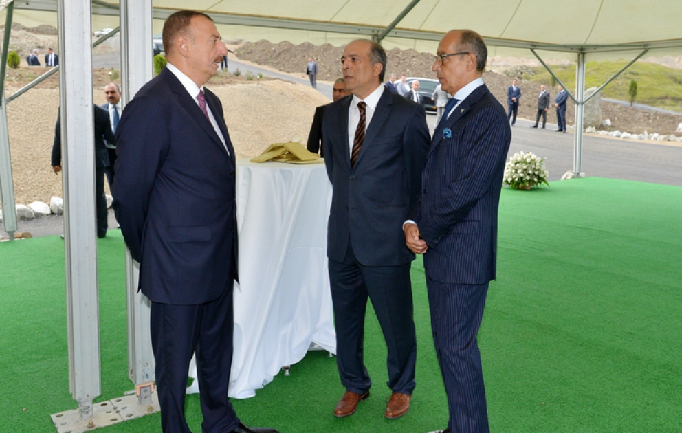President Ilham Aliyev opens new plant of Azerbaijan International Mining Company Limited in Gadabay VİDEO