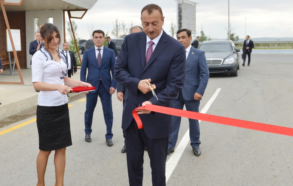 La route Samadabad-Garamammadli-Garamanli-Göyük a été mise en service VİDEO