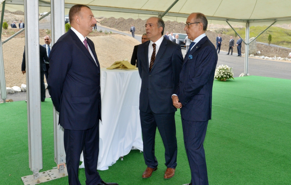 Inauguration de la nouvelle usine de la société «Azerbaijan International Mining Company Limited» à Gadabey VİDEO