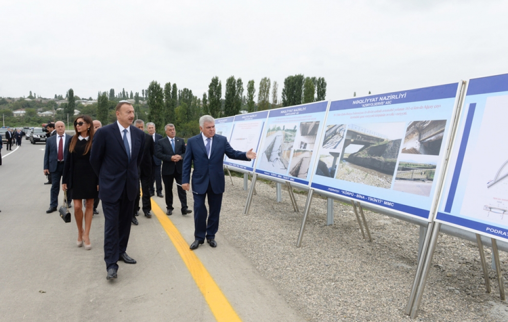 Le viaduc de cinq arches sur la rivière Goudyaltchay a été mis en service VİDEO