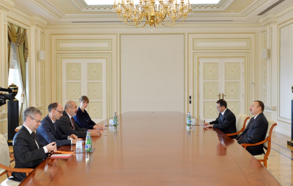 Le président azerbaïdjanais Ilham Aliyev a reçu le représentant spécial de l’Union européenne pour le Caucase du Sud VİDEO