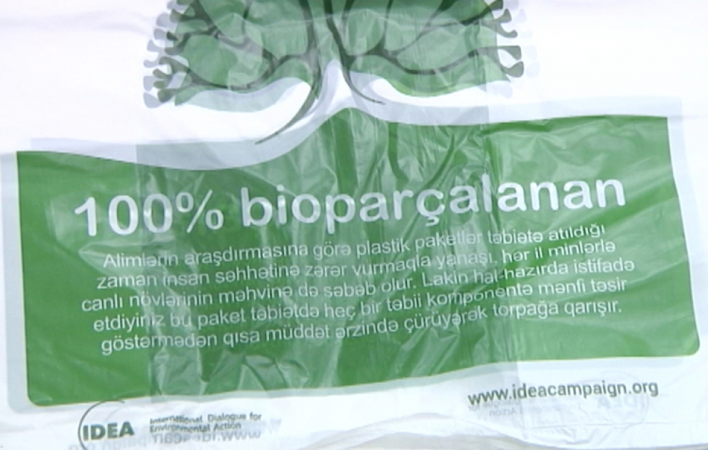 IDEA-nın bioparçalanan paketlərini şəhərimizin alış-veriş mərkəzlərindən soruşun VİDEO