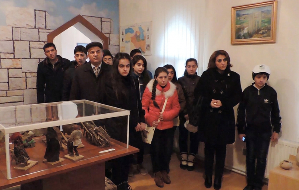 Xocalı məktəbliləri Ağsuda olmuşlar VİDEO