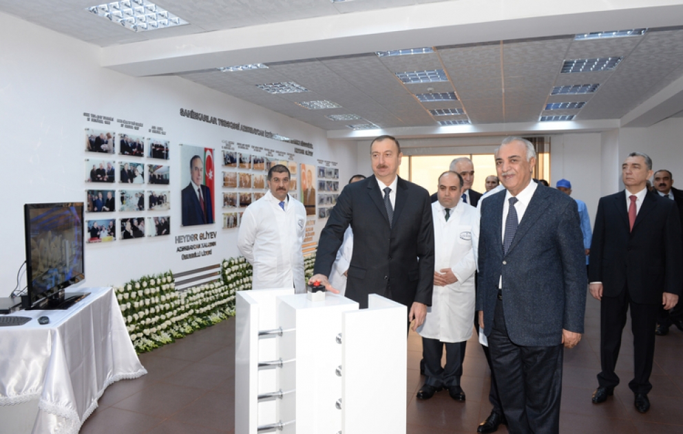 Prezident İlham Əliyev Azərbaycan kağız və karton istehsalat kombinatının açılışında iştirak etmişdir VİDEO