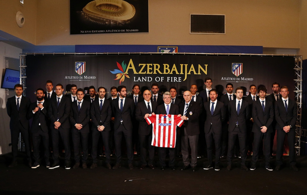 “Atletiko Madrid” klubunun oyunçuları daha bir il üzərində “Land of Fire - Azerbaijan” yazılmış idman geyimində yaşıl meydanlara çıxacaqlar VİDEO