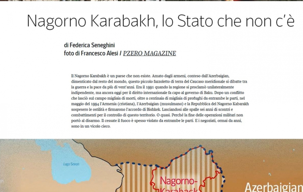 İtaliyanın “Corriere della sera” qəzetinin saytında Ermənistan-Azərbaycan, Dağlıq Qarabağ münaqişəsi barədə məqalə yerləşdirilmişdir VİDEO