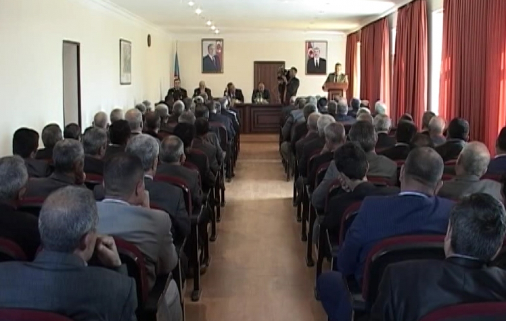 Ağsu rayonunda cari ilin birinci rübünün sosial-iqtisadi inkişafının nəticələri uğurlu olmuşdur VİDEO