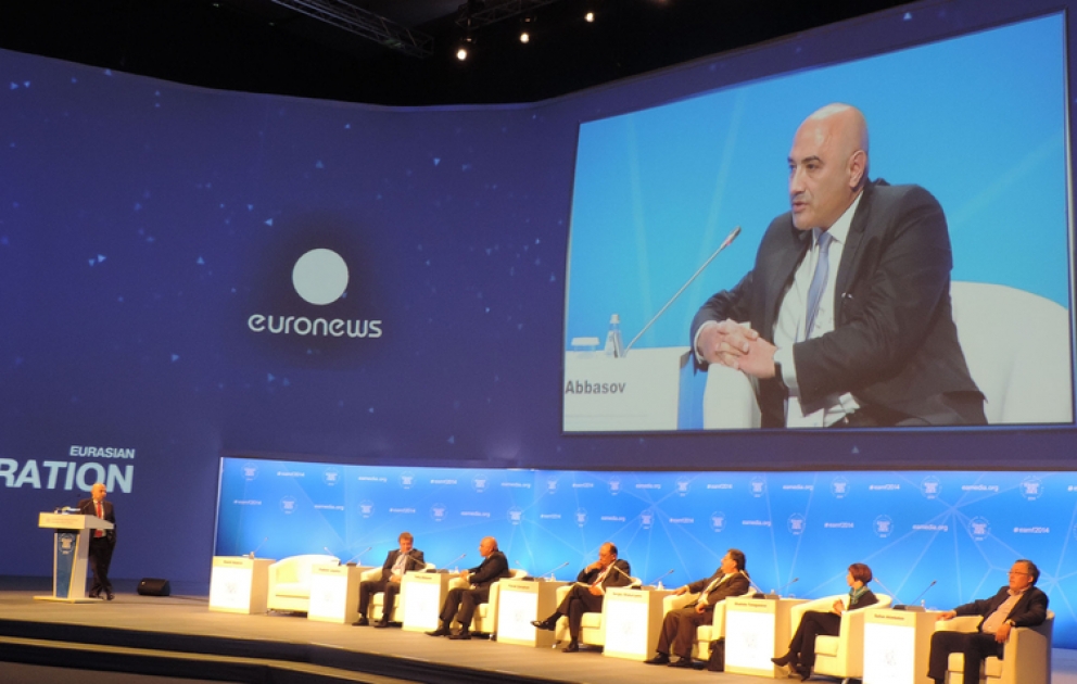 Astanada XII Avrasiya Media Forumunun panel iclasları keçirilmişdir VİDEO
