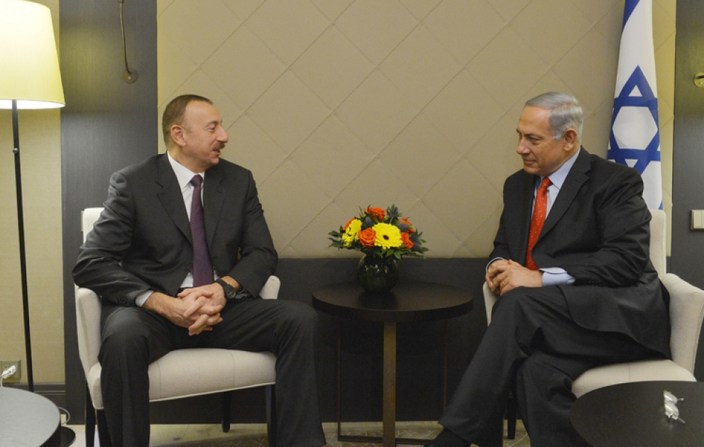 Azerbaijani President meets Israeli Premier VIDEO