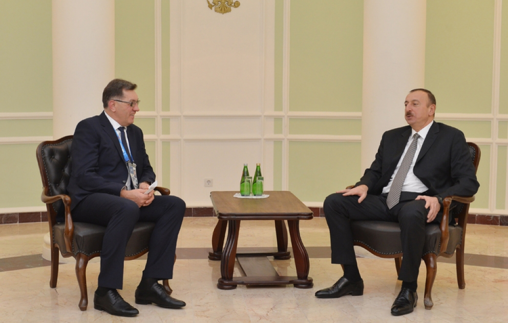 President Ilham Aliyev meets Lithuanian Prime Minister in Sochi VIDEO