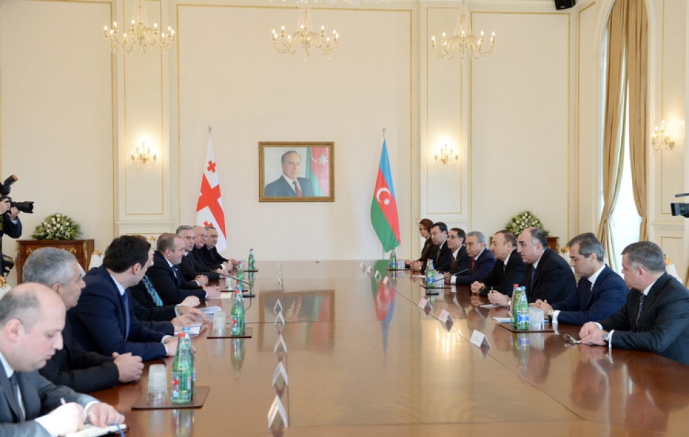 Azerbaijani, Georgian presidents have expanded meeting VIDEO