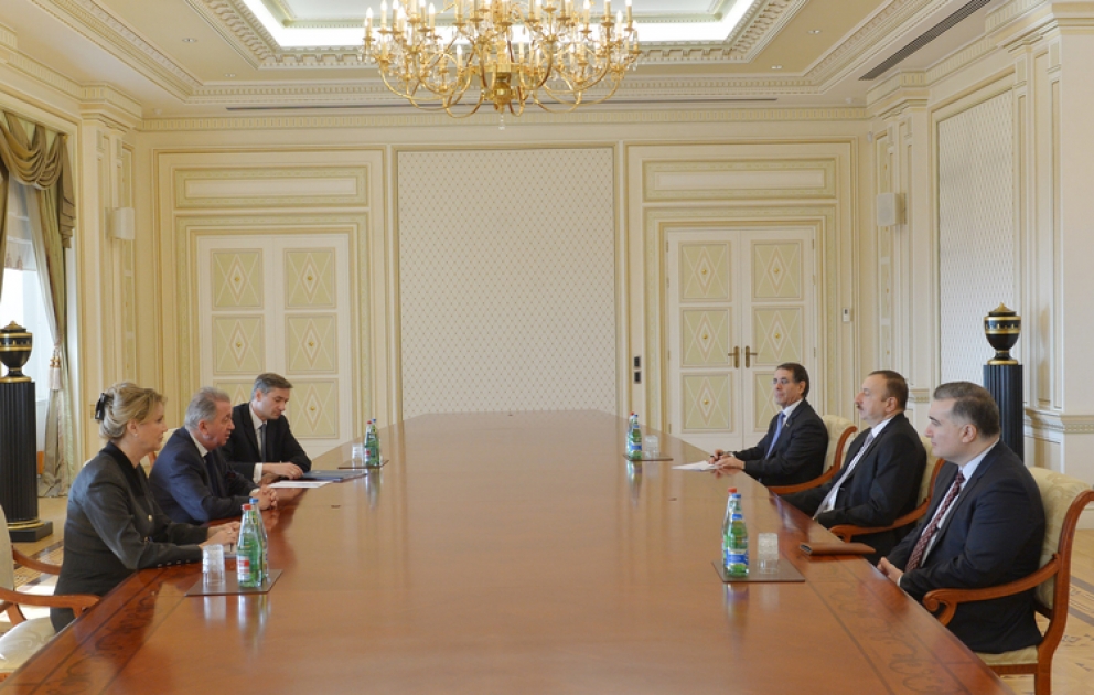 President Ilham Aliyev receives President of International Peace Institute VIDEO