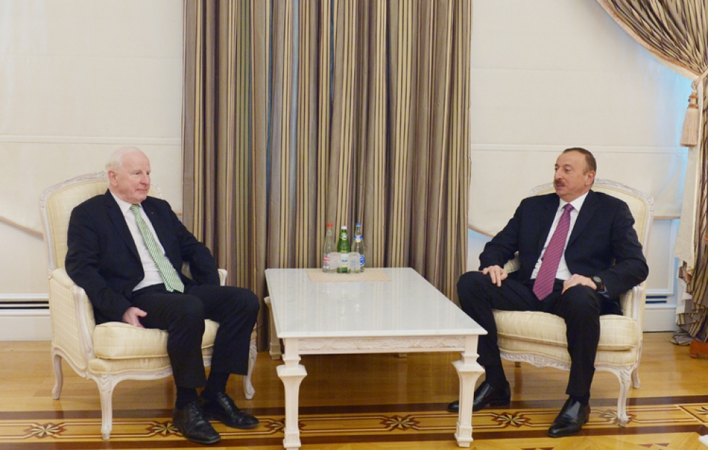 President Ilham Aliyev receives president of European Olympic Committees VIDEO