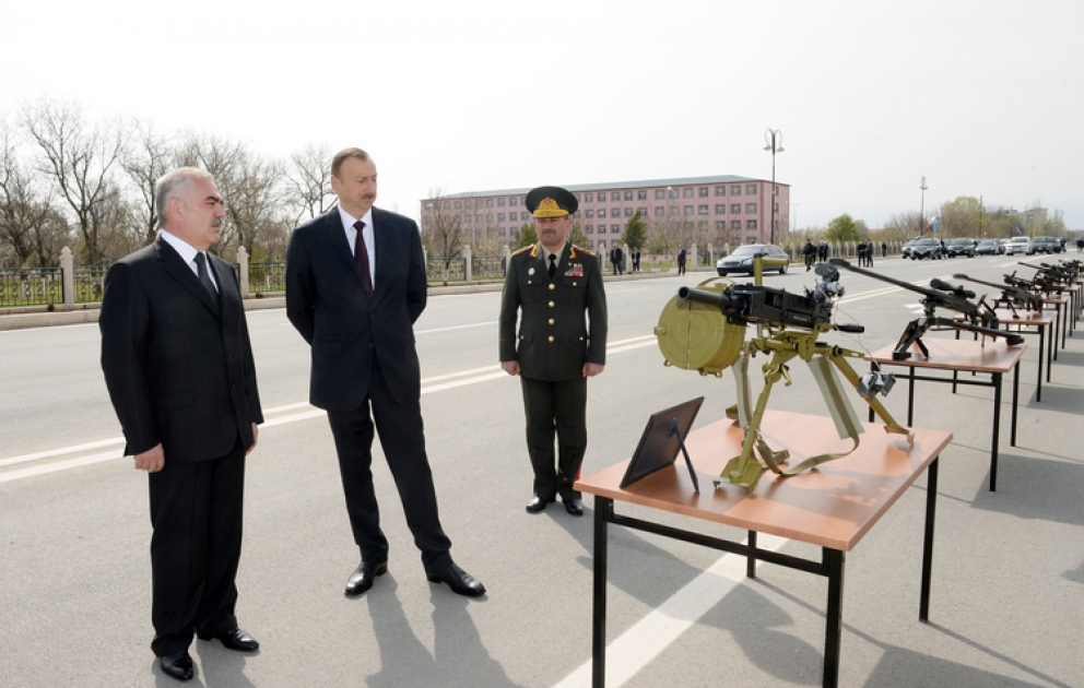 President Ilham Aliyev sees armaments for Nakhchivan military unit VIDEO