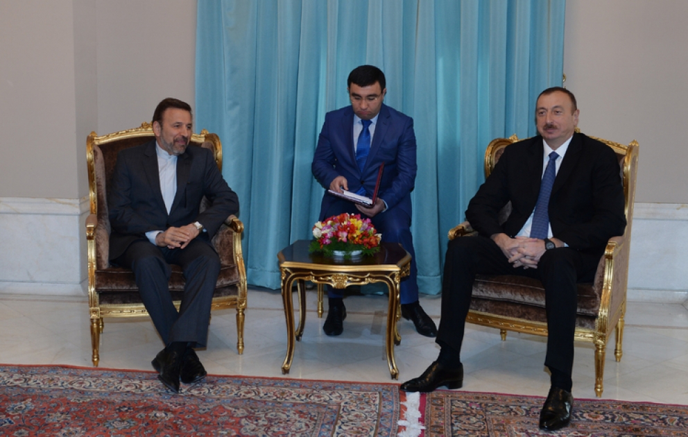 Azerbaijani President meets Iranian Minister of Communications and Information Technology VIDEO