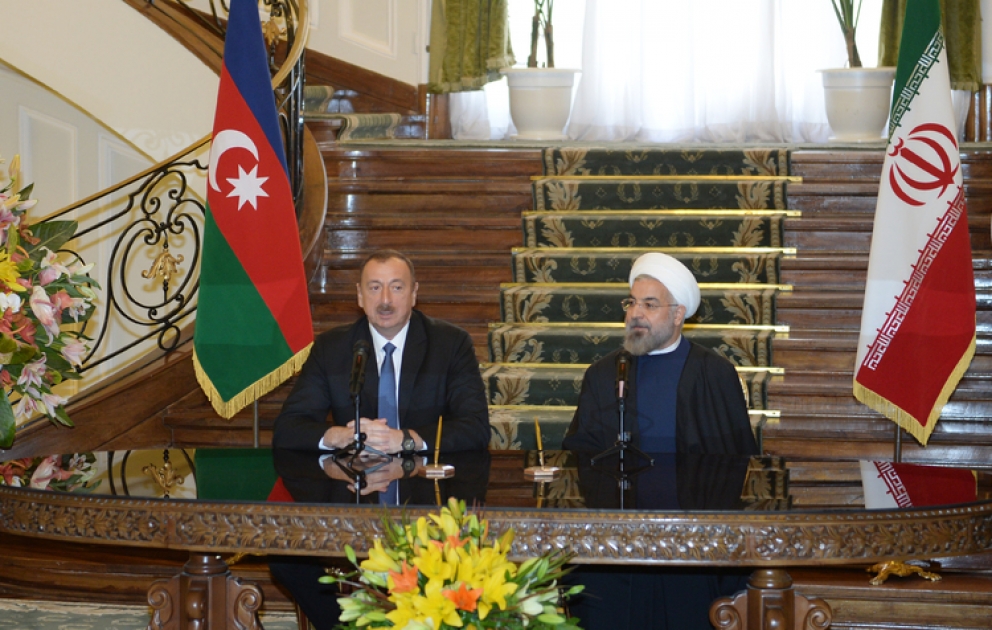 Presidents of Azerbaijan, Iran make press statements VIDEO