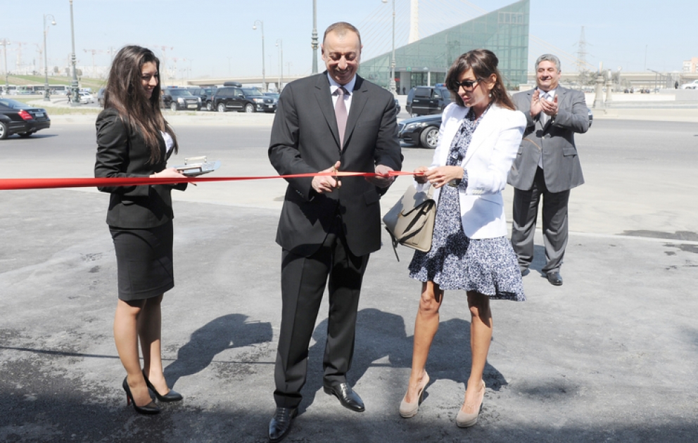 National Gymnastics Arena opens in Baku Azerbaijani President Ilham Aliyev attends the opening ceremony VIDEO