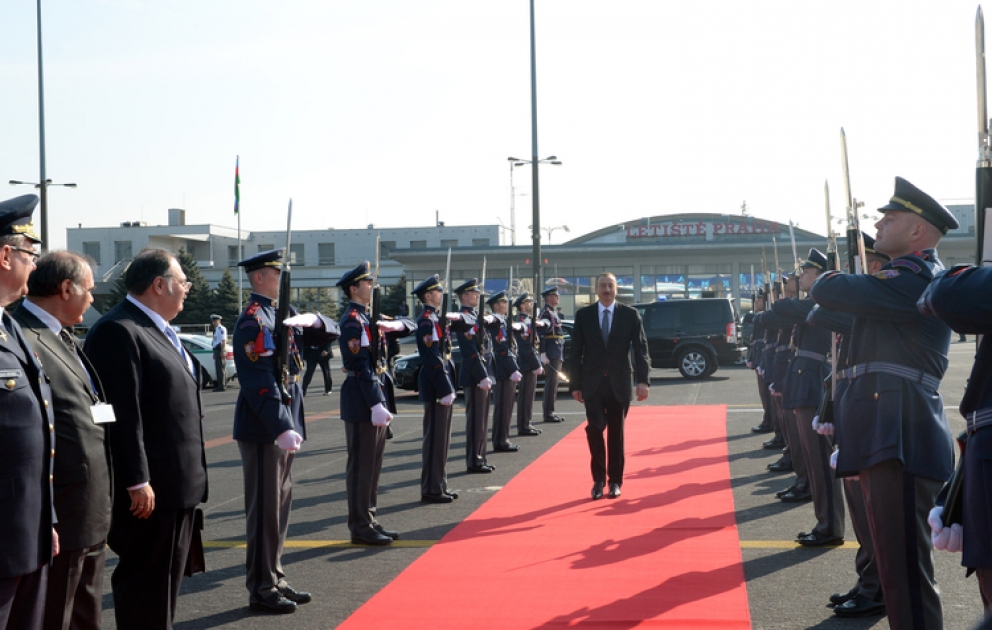 Azerbaijani President Ilham Aliyev completed his working visit to Czech Republic VIDEO