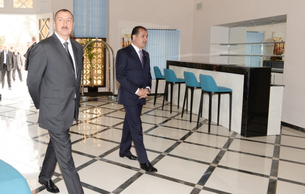 Президент Азербайджана ознакомится с условиями, созданными в отеле «VEGO» в Гяндже ВИДЕО