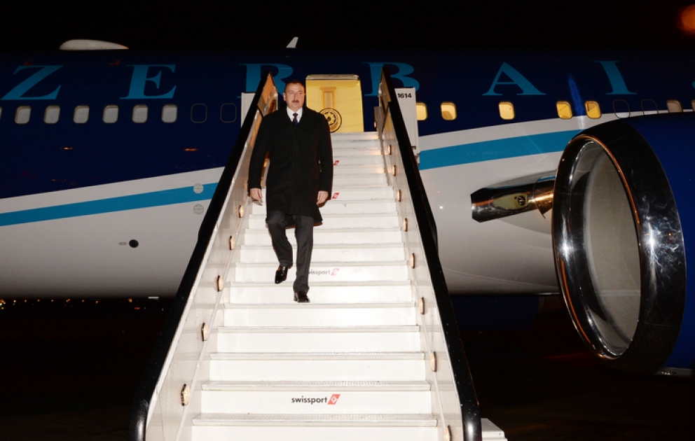 Aserbaidschans Präsident Ilham Aliyev zu einem Arbeitsbesuch in Belgien eingetroffen VIDEO