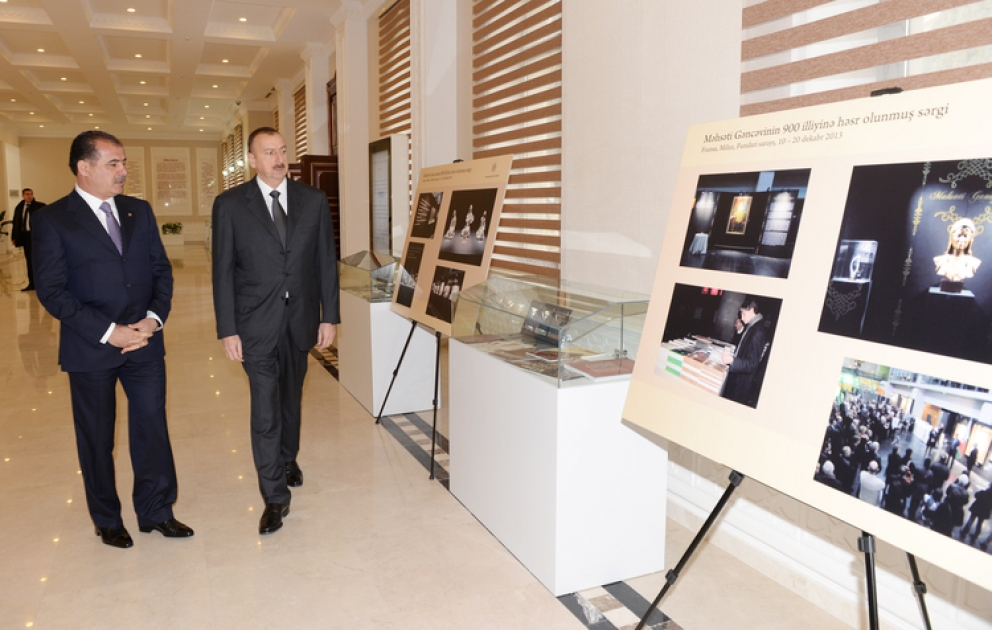 Besuch von Aserbaidschans Präsident Ilham Aliyev in der Stadt Ganja VIDEO
