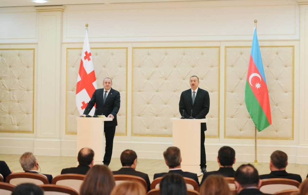 Les Présidents azerbaïdjanais et géorgien ont tenu Une conférence de presse commune VIDEO