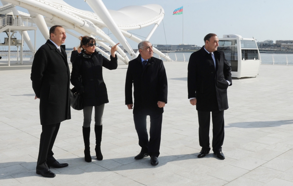 La nouvelle attraction a йtй mise en service dans le Parc au bord de la merLe président Ilham Aliyev a participé à la cérémonie d’inauguration VIDEO