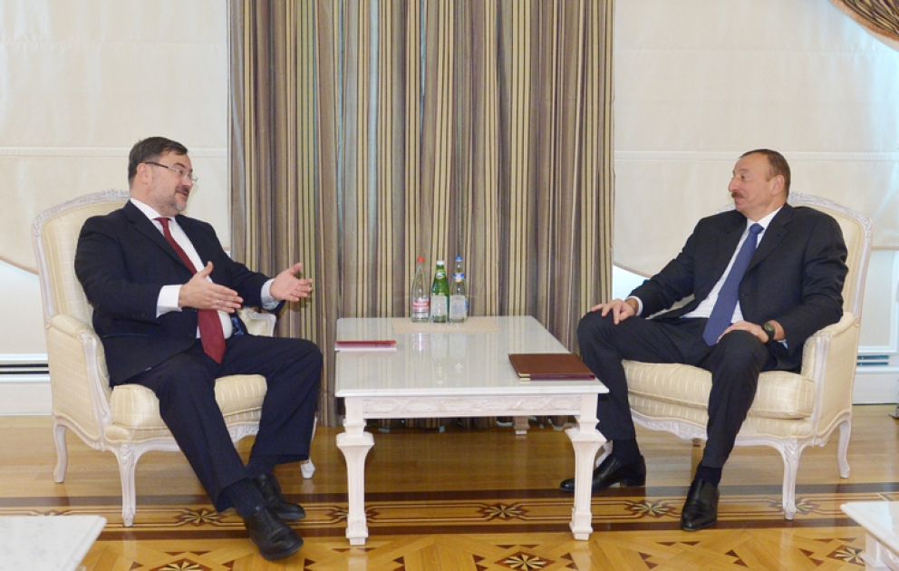 Le président Ilham Aliyev a reçu le coordinateur des projets de l’OSCE à Bakou VIDEO