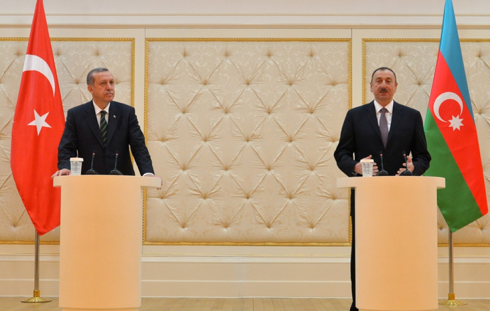 Le Président azerbaïdjanais Ilham Aliyev et le Premier ministre turc Receb Tayyip Erdogan ont tenu une conférence de prese conjointe VIDEO