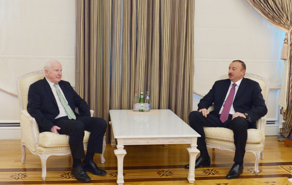 Le président azerbaïdjanais Ilham Aliyev a reçu le président du Comité Olympique Européen VIDEO