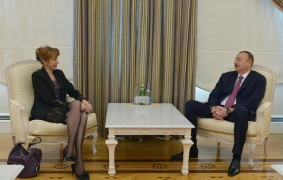 Le président azerbaïdjanais Ilham Aliyev a reçu le nouveau chef du Bureau du Conseil de l’Europe à Bakou VIDEO