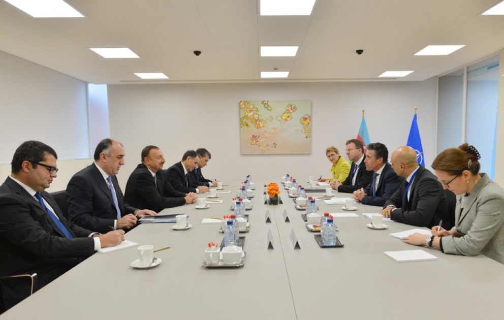 Entretien du président Ilham Aliyev avec le secrétaire général de l’OTAN Anders Fogh Rasmussen VIDEO