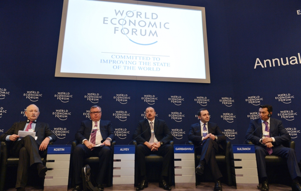 Le président azerbaïdjanais Ilham Aliyev a participé à la session «Eurasie – les nouvelles frontières» dans le cadre du Forum économique mondial VIDEO